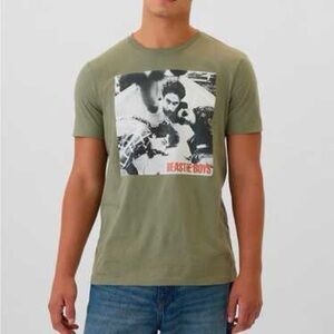 GAP Beastie Boys Graphic Tee - Olive Green